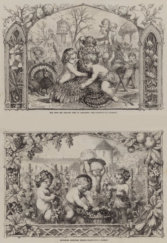 Bocetos de Navidad de William Stephen Coleman