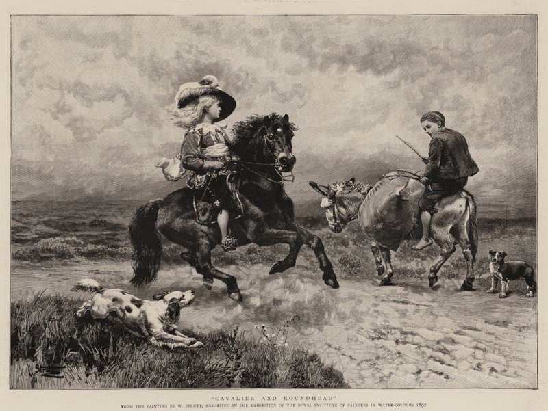 Cavalier y Roundhead de William Strutt