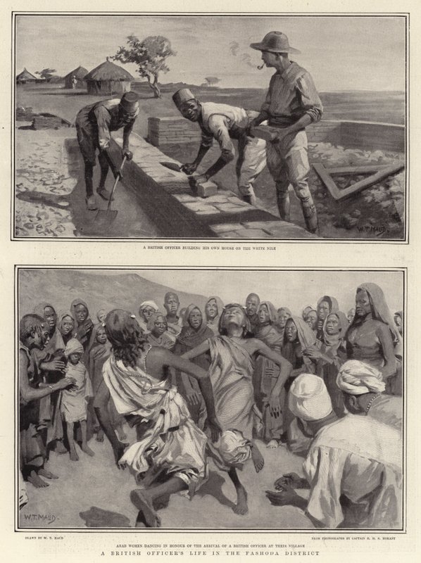 La vida de un oficial británico en el distrito de Fashoda de William T. Maud