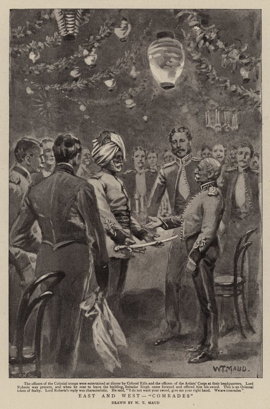 Este y Oeste, camaradas de William T. Maud