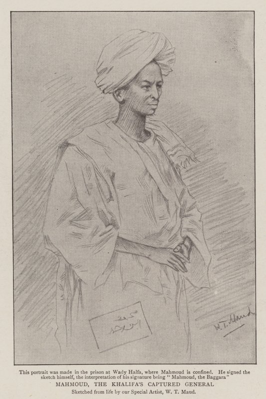 Mahmoud, el general capturado del Khalifa de William T. Maud