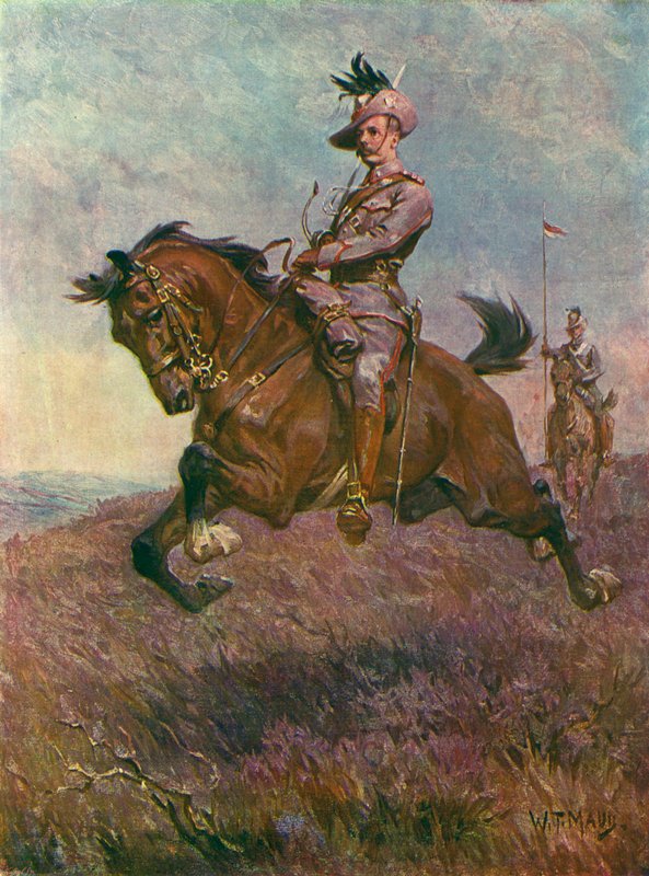 Oficial y soldado de los Lanceros de Nueva Gales del Sur, Guerra de los Bóeres, Sudáfrica de William T. Maud