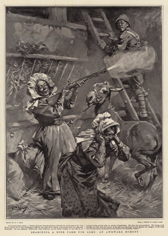 Buscando Armas en una Granja Bóer, un Momento Incómodo de William T. Maud