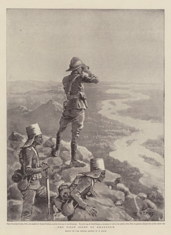 La primera vista de Jartum de William T. Maud