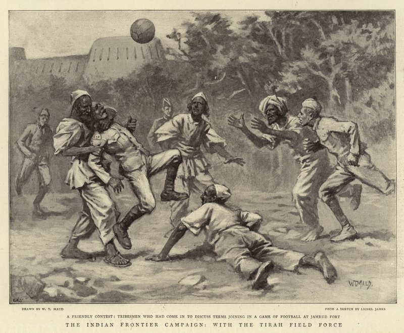 La campaña de la frontera india, con la Fuerza de Campo de Tirah de William T. Maud