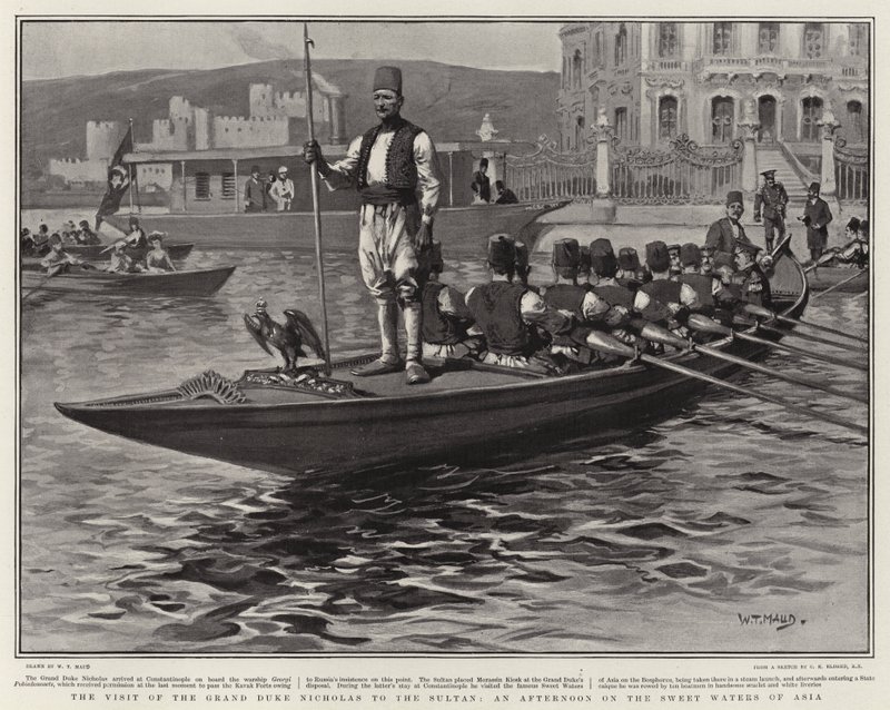 La visita del Gran Duque Nicolás al Sultán, una tarde en las Aguas Dulces de Asia de William T. Maud