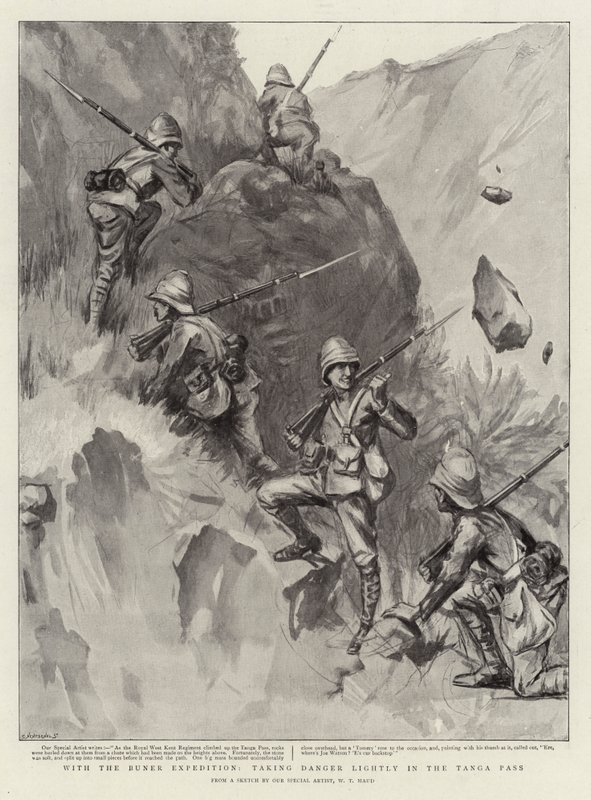Con la Expedición Buner, tomando el peligro a la ligera en el Paso Tanga de William T. Maud