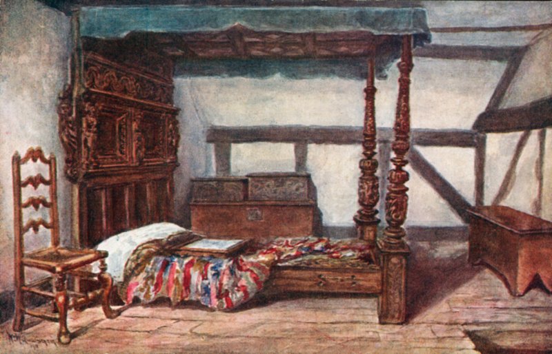 Cabaña de Anne Hathaway, dormitorio de William W. Quatremain