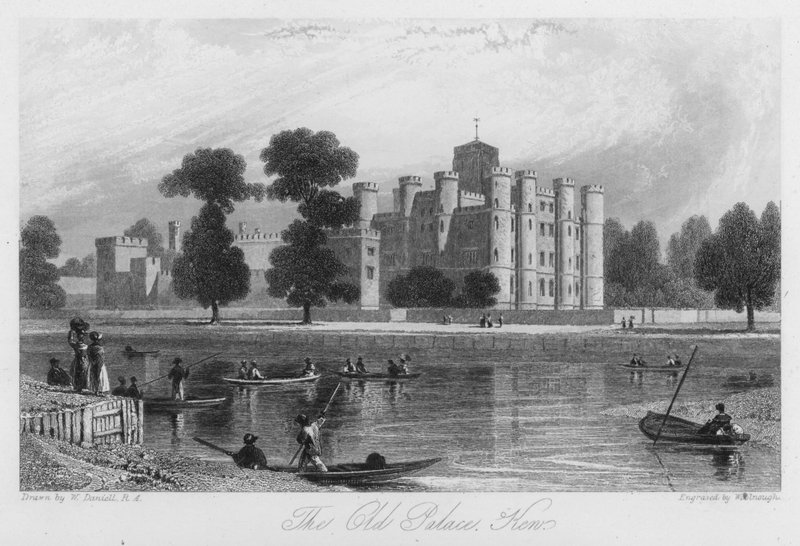 El Palacio Viejo, Ken (grabado) de William (after) Daniell