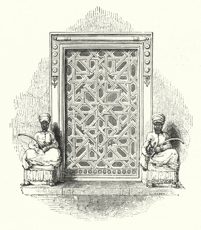 Los dos eunucos en la Puerta de 