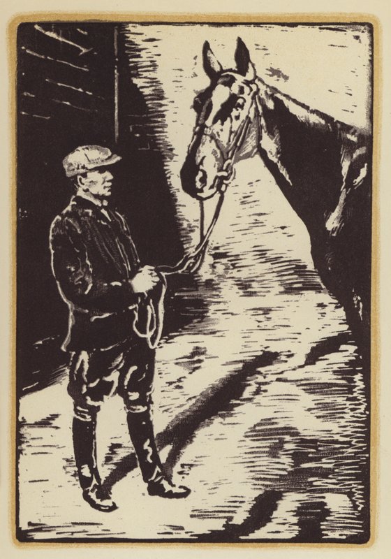 Ilustración de Memorias de un cazador de zorros de Siegfried Sassoon (xilografía) de William (after) Nicholson