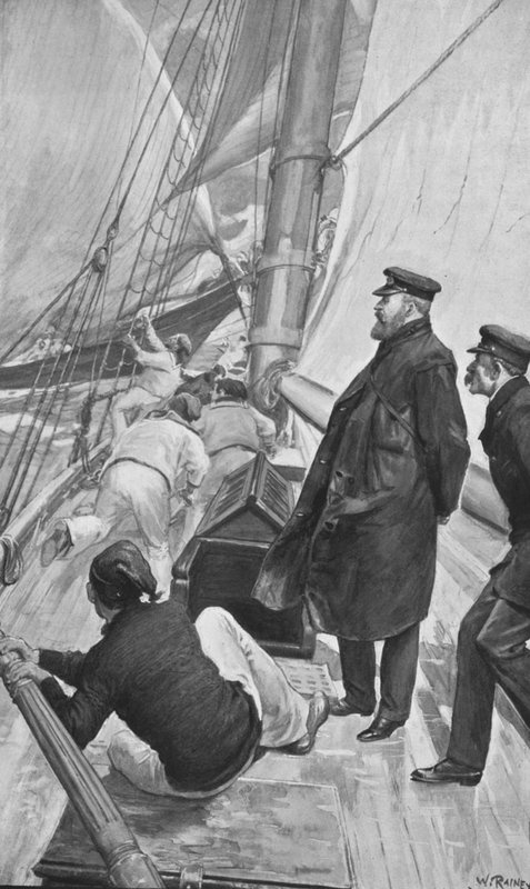 El Rey Eduardo en un Accidente de Yate en Cowes de William (after) Rainey