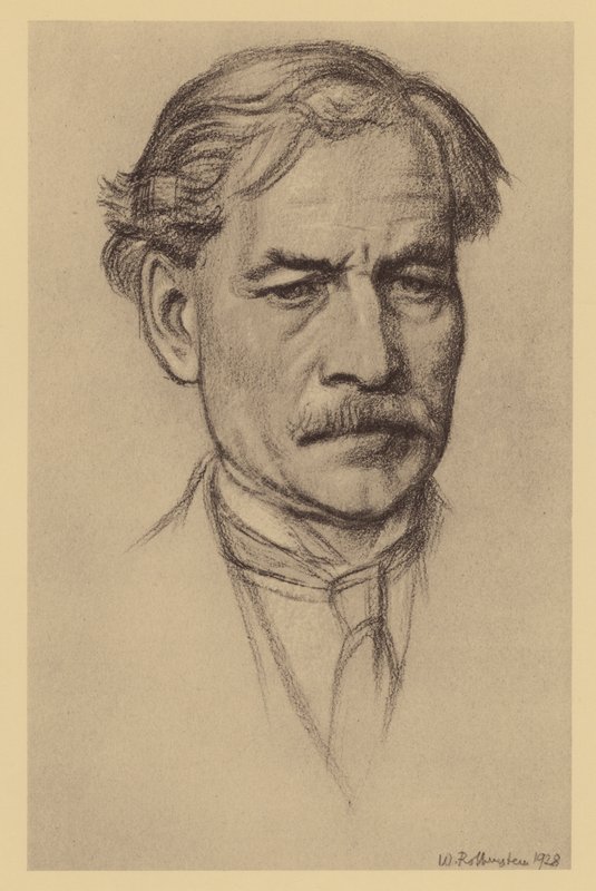 Retrato de Rt Hon J Ramsay Macdonald (litografía) de William (after) Rothenstein