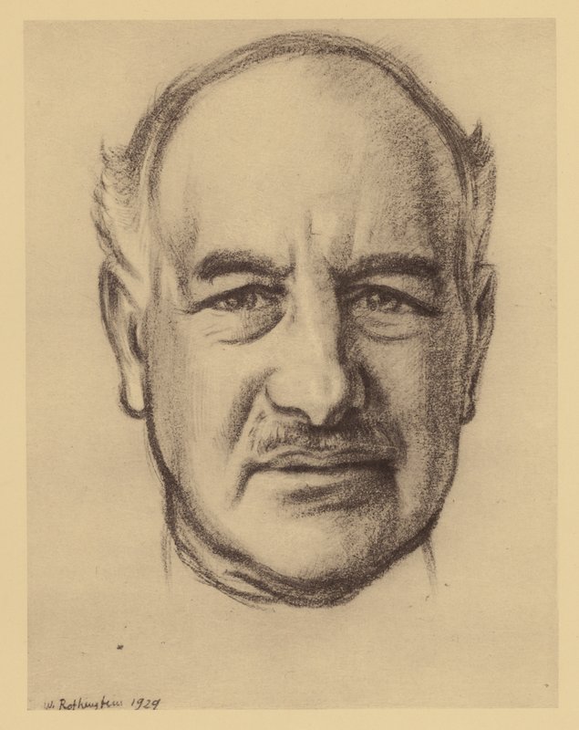 Retrato de Lord Melchett de Landford (litografía) de William (after) Rothenstein