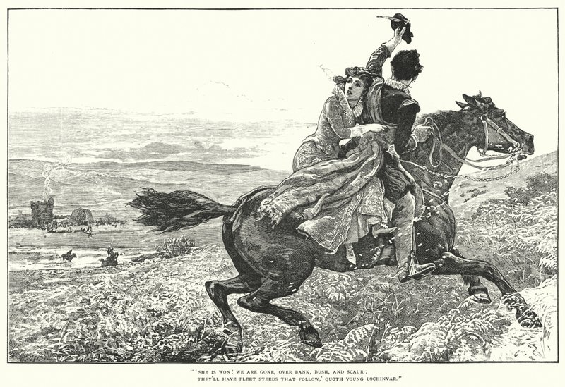 Lochinvar (grabado) de William (after) Small