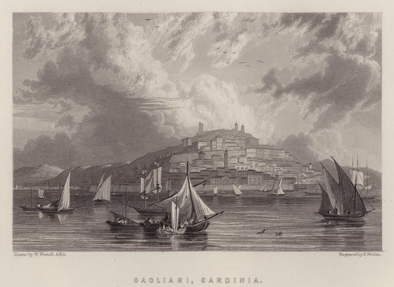 Cagliari, Cerdeña de William (after) Westall