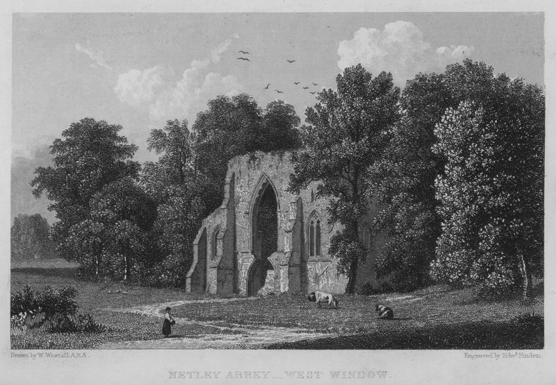 Abadía de Netley, Ventana Oeste de William (after) Westall