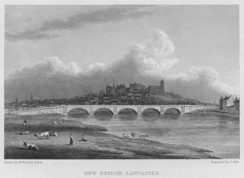 Puente Nuevo, Lancaster (grabado) de William (after) Westall