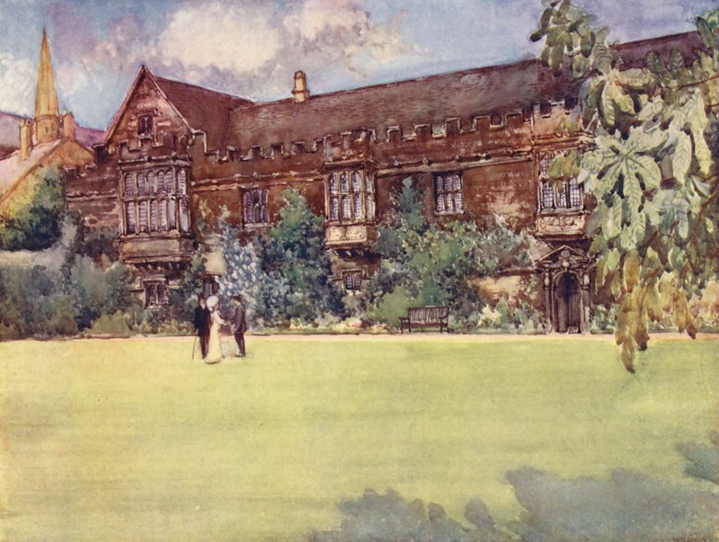 Fachada del jardín del St John