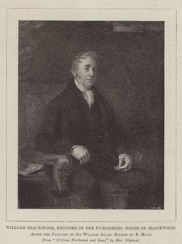 William Blackwood, fundador de la editorial Blackwood de William Allan