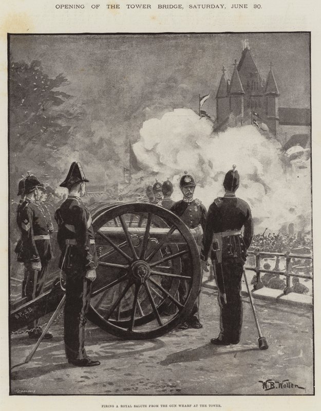 Apertura del Puente de la Torre, sábado, 30 de junio de William Barnes Wollen