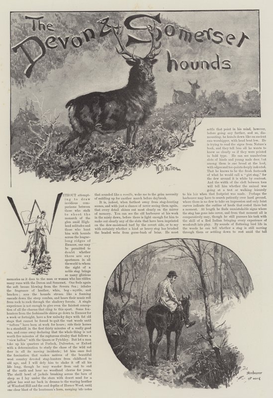 Los sabuesos de Devon y Somerset de William Barnes Wollen