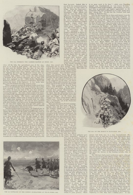 Los Highlanders de Gordon y sus hazañas del pasado de William Barnes Wollen