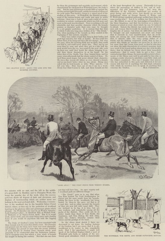 La caza de Grafton de William Barnes Wollen