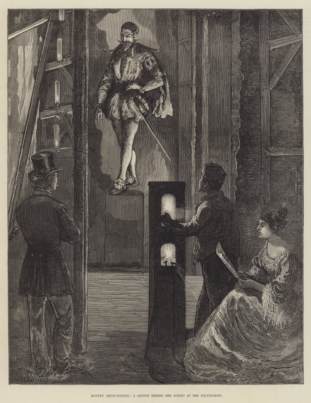 Levantamiento de Fantasmas Moderno, un Boceto detrás de Escenas en el Politécnico de William Bazett Murray