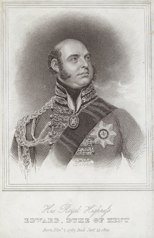 Retrato del Príncipe Eduardo; Duque de Kent y Strathearn de William Beechey