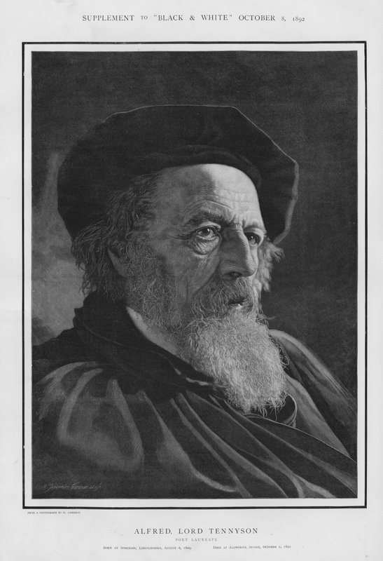 Alfred, Lord Tennyson, Poeta Laureado inglés de William Biscombe Gardner
