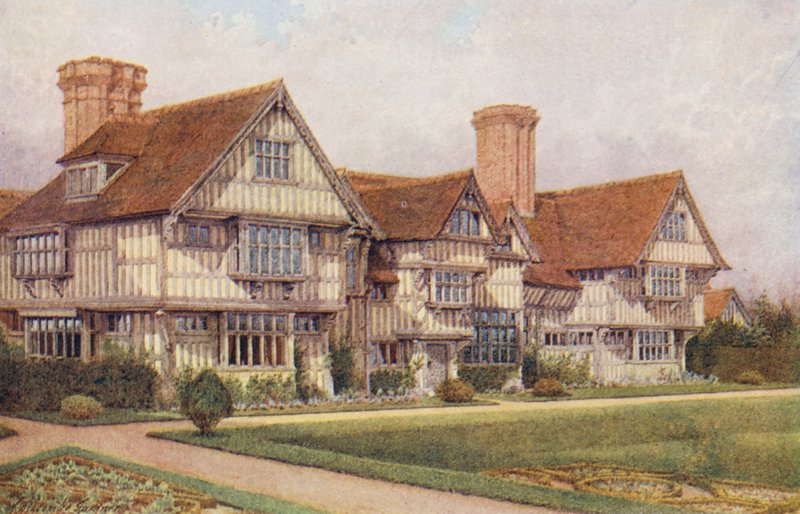Rumwood, Langley (litografía en color) de William Biscombe Gardner