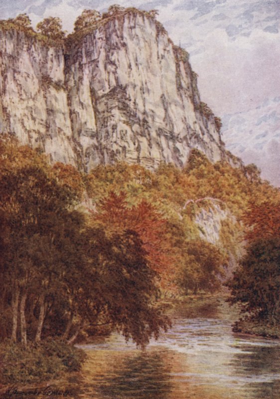 El Alto Tor, Matlock (litografía en color) de William Biscombe Gardner