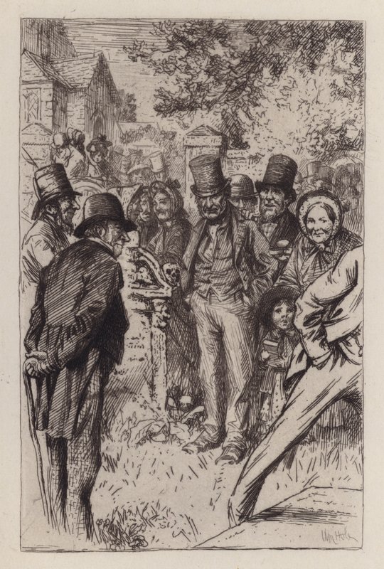 Un desdichado, sin fuerza (grabado) de William Brassey (after) Hole