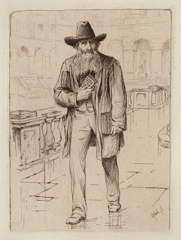 Alexander Campbell Fraser, Profesor de Lógica y Metafísica (grabado) de William Brassey (after) Hole