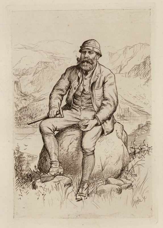 James Geikie, Profesor de Geología (grabado) de William Brassey (after) Hole