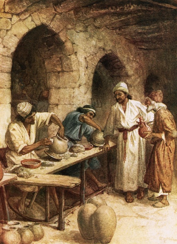 Jeremías y el alfarero de William Brassey Hole