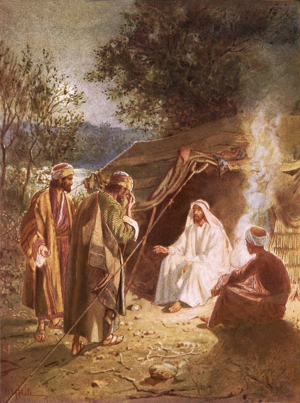 El alojamiento de Jesús en las orillas del Jordán de William Brassey Hole