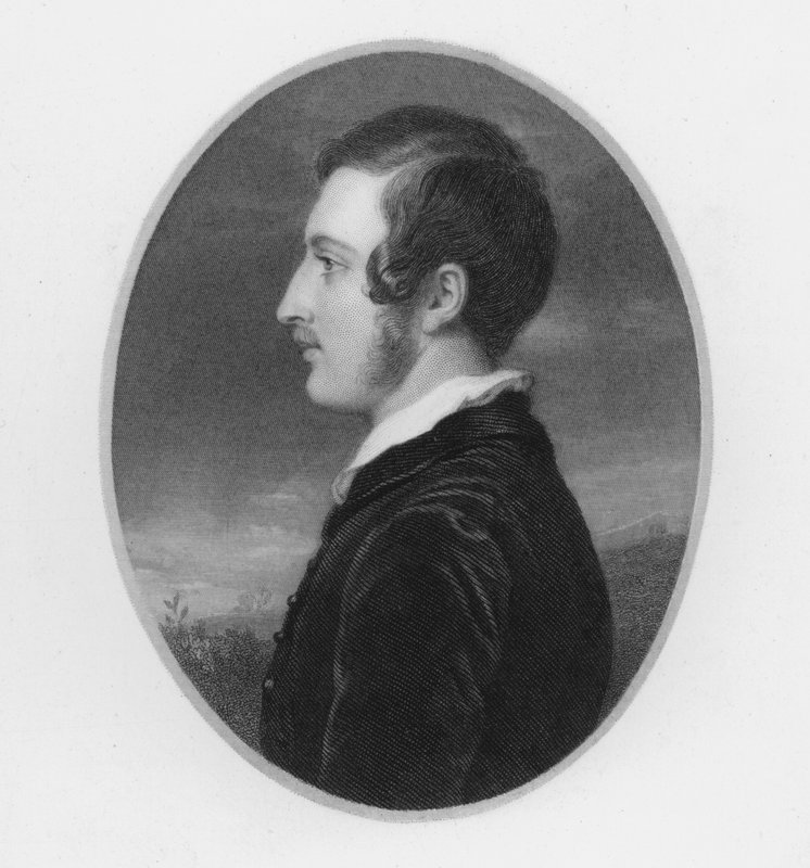 Príncipe Alberto, a la edad de veinte años de William Charles (after) Ross
