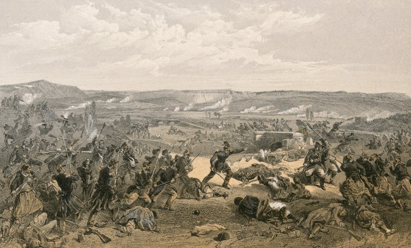 Batalla del Tchernaya, 16 de agosto de 1855 de William Crimea Simpson