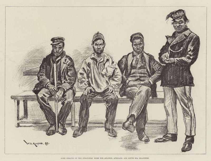 Algunos Internos del Hogar de Extranjeros para Asiáticos, Africanos y Isleños del Mar del Sur de William Douglas Almond