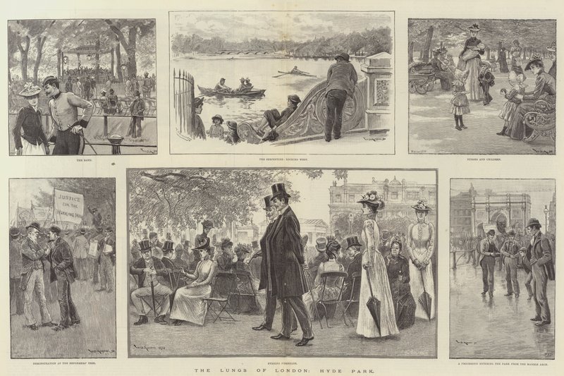 Los Pulmones de Londres, Hyde Park de William Douglas Almond