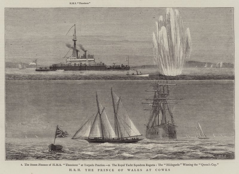 SAR el Príncipe de Gales en Cowes de William Edward Atkins