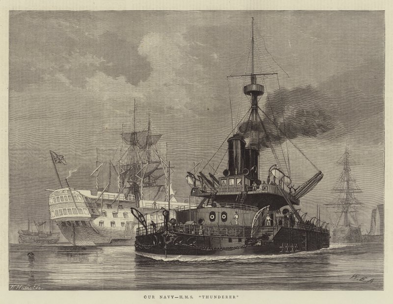Nuestra Armada, HMS Thunderer de William Edward Atkins
