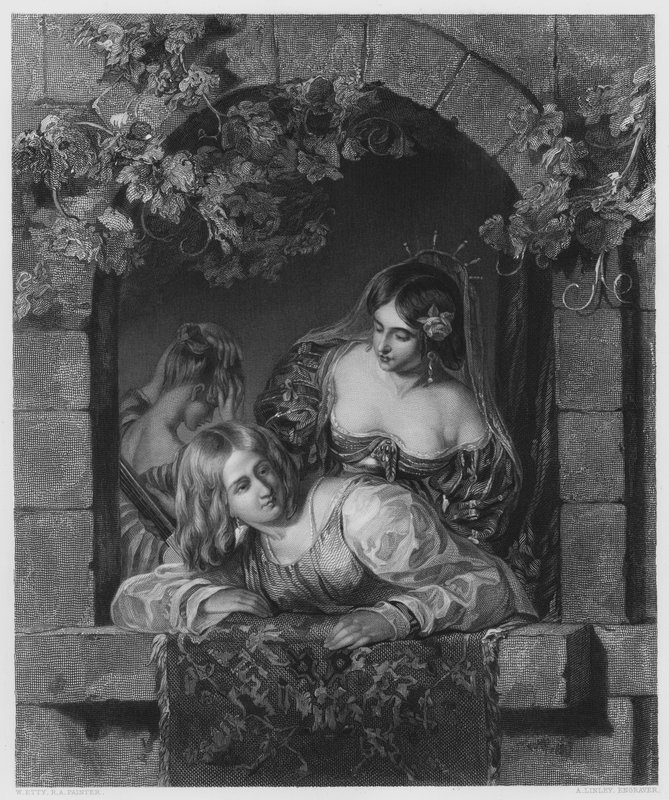 Las novias de Venecia, del cuadro en la Galería Vernon de William Etty