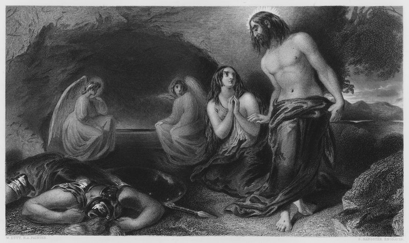 El Sepulcro, del cuadro en la Galería Vernon de William Etty