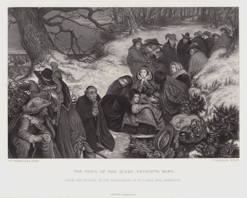 El Peligro de la Reina Henrietta Maria de William Frederick Yeames