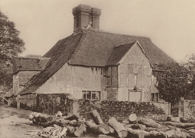 En Easebourne, cerca de Midhurst, West Sussex (foto en blanco y negro) de William Galsworthy Davie