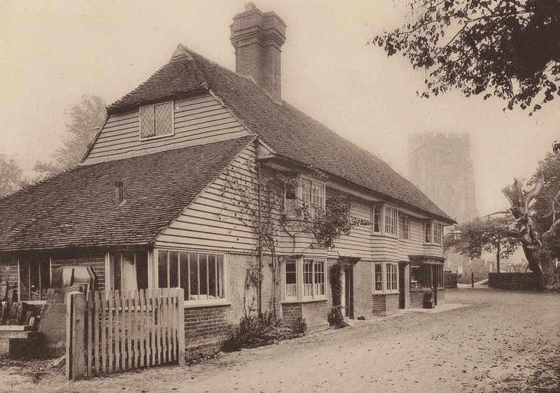 En Hawkhurst, Kent (foto en blanco y negro) de William Galsworthy Davie