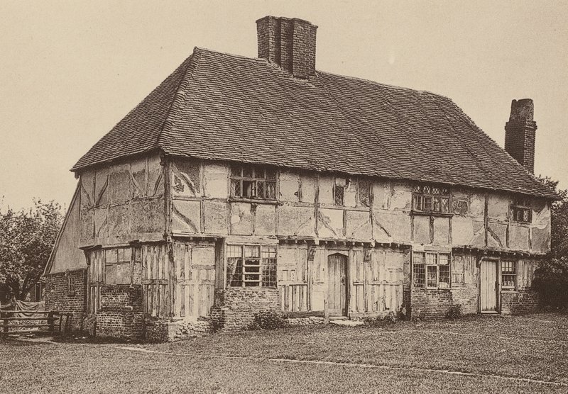 En Swanton Street, Kent (foto en blanco y negro) de William Galsworthy Davie